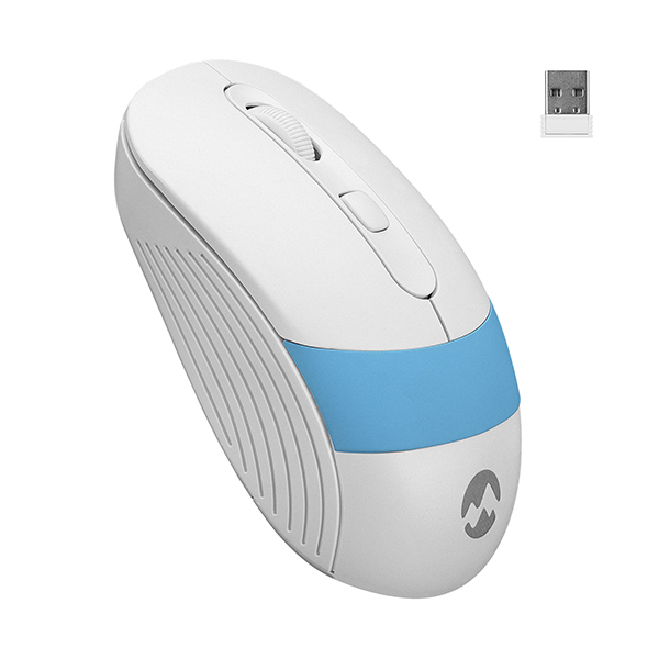 Everest SM-18 Usb Beyaz/Mavi 2.4Ghz Optik Kablosuz Mouse