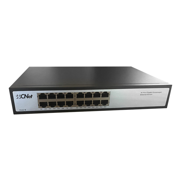Cnet CGS-1600 16 Port 10/100/1000 Rakmount Yönetilemez Switch