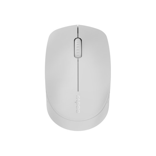 Rapoo 18185 M100 1300DPI Çok Modlu Wirelles +Bluetooth 2.4GHz Sessiz Tıklama Kablosuz Mouse Açık Gri