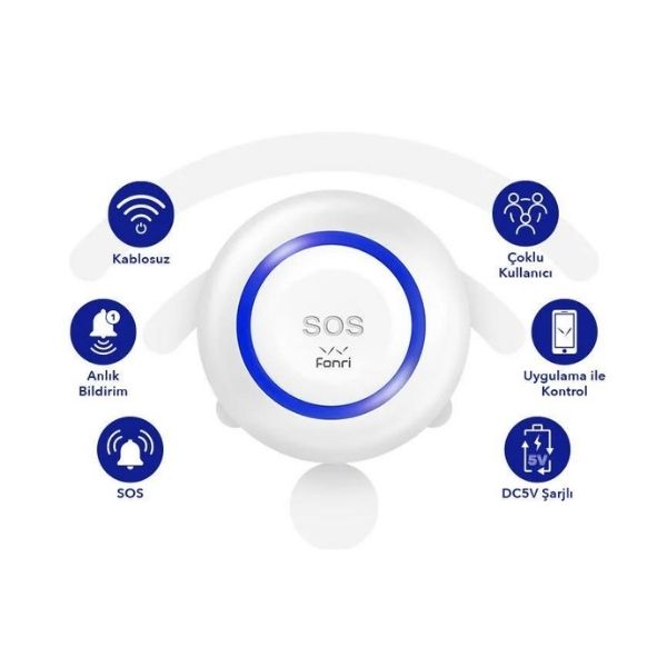 Fonri Wifi KR-WE571 Akıllı Sos Buton