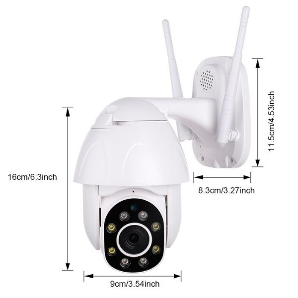 Fonri Wifi TV-9825A-2MP Akıllı Dış Ortam Ptz IP Kamera