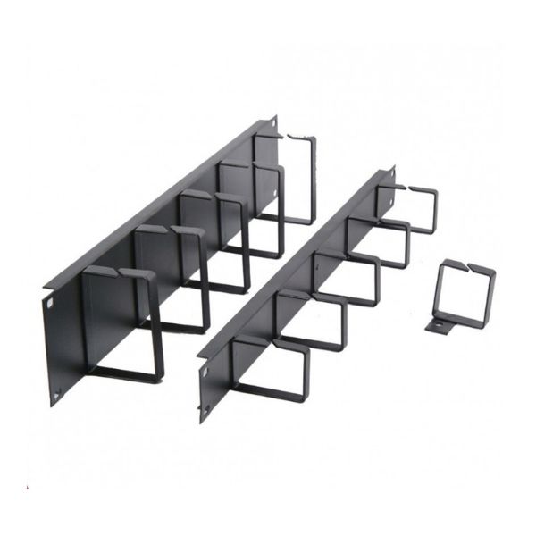 Ager 1U 19 inch Yatay Kablo Oranizer Paneli 5 ALM Kancalı AA-5KN01U19-A-S1-1U