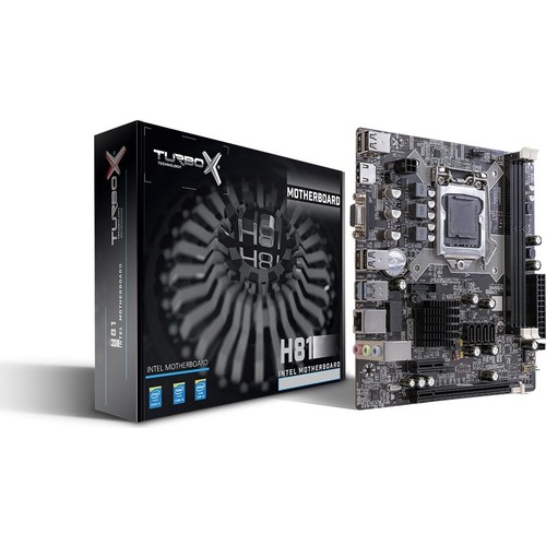 Turbox WorkTeam H81 Sata Ddr3 1600MHz Usb 2.0 Vga Hdmi Ses Lan 1150P 4.Gen Anakart