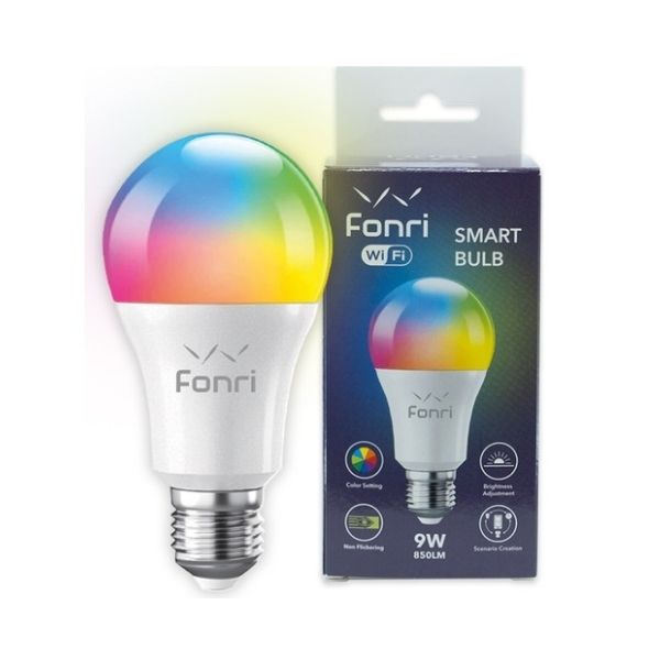 Fonri Wifi  Akıllı Led Ampul KES301 E27 Rgb 9w Titreşimsiz