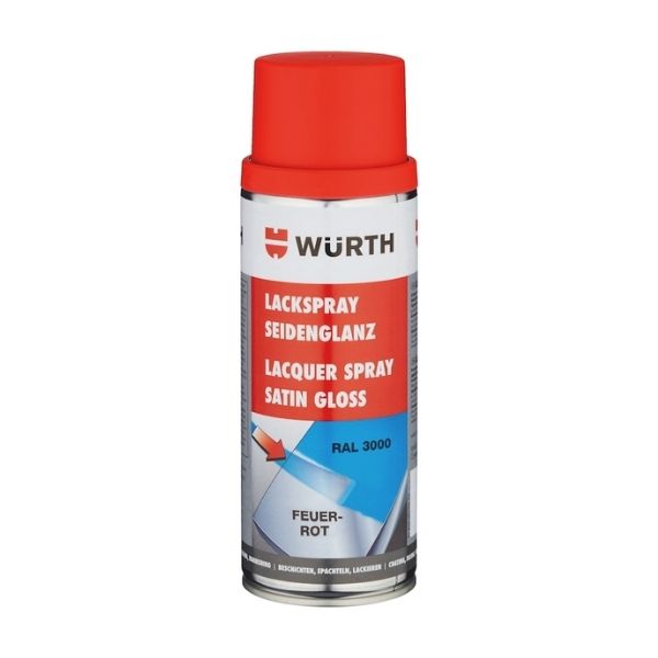 Würth RAL3000 Sprey Boya Ateş Kırmızısı 400ml Art.0893343000