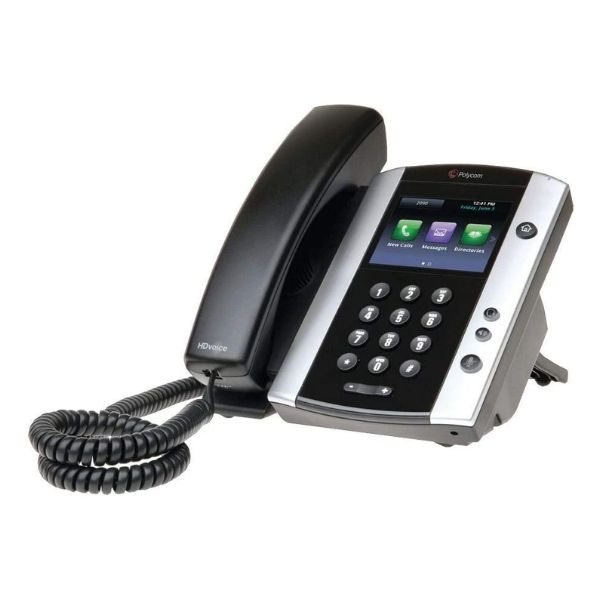 Polycom VVX500 IP Gigabit PoE Destekli Masaüstü Telefon- Adaptörsüz