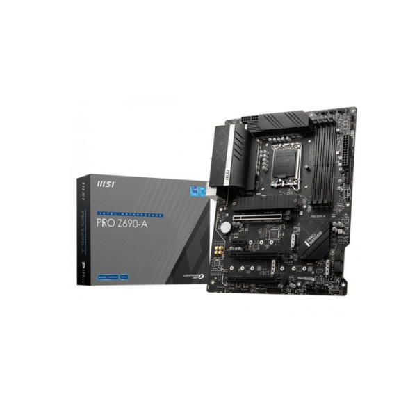 MSI PRO Z690-A SOKET 1700 DDR5 6400 OC PCI-E Gen5 M.2 USB3.2 2.5G LAN ATX