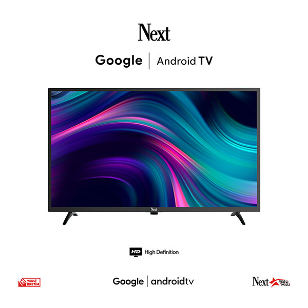 Next YE-32020 GG4 32 inch 82 Ekran HD Dahili Uydu Alıcılı Google Android Televizyon