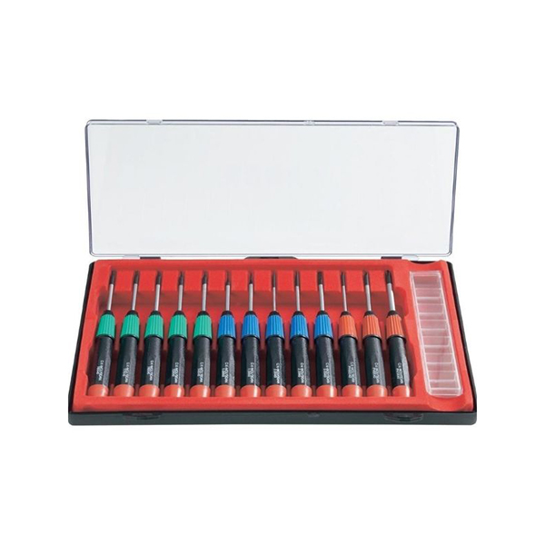 Basetech 813679 14 Parça Çelik Uçlu Elektronikçi Tornavida Seti