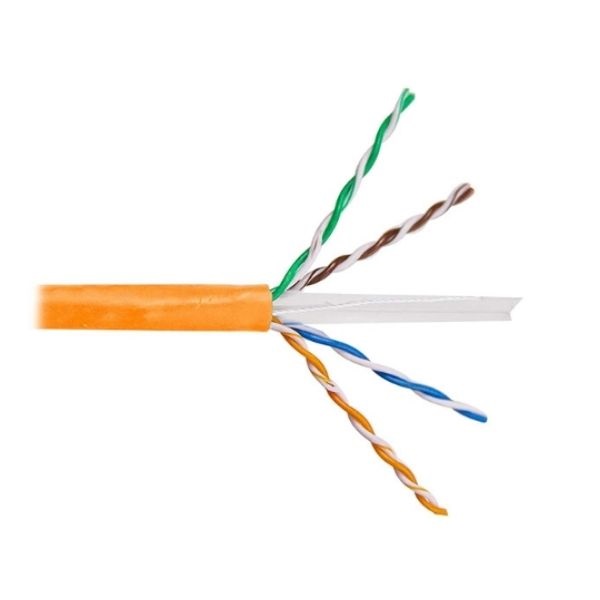 Digitus DK-1613-VH-5-OR-CAT6 U-UTP LSZH 23 Awg Turuncu 500Mt. Yanmaz Network Kablosu