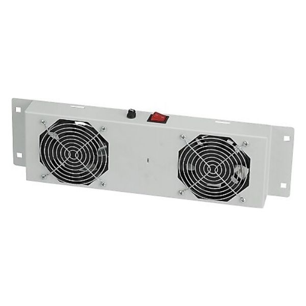 Ager AA-AN-F2T-A-B1 Duvar Tipi 2li Termostatlı Beyaz Fan Modülü