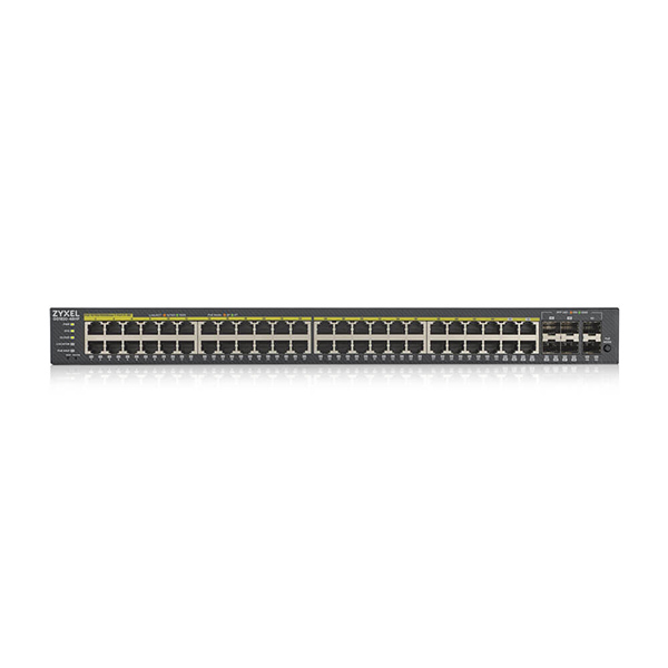 Zyxel GS1920-48HP V2 48 Port 10/100/1000 PoE +4 SFP L2 Yönetilebilir Switch 375W