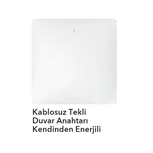 Fonri Wifi Kablosuz Tekli Duvar Anahtarı Kendinden-Enerjili K9C-W1