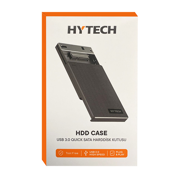 Hytech HY-HDC27 Siyah 2.5 USB 3.0 Quick Sata Harddisk Kutusu
