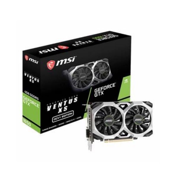 MSI Geforce GTX1650 D6 Ventus XS OC 4GB GDDR6 128 Bit DX12 PCIE 3.0 X16 DVI/HDMI/DP