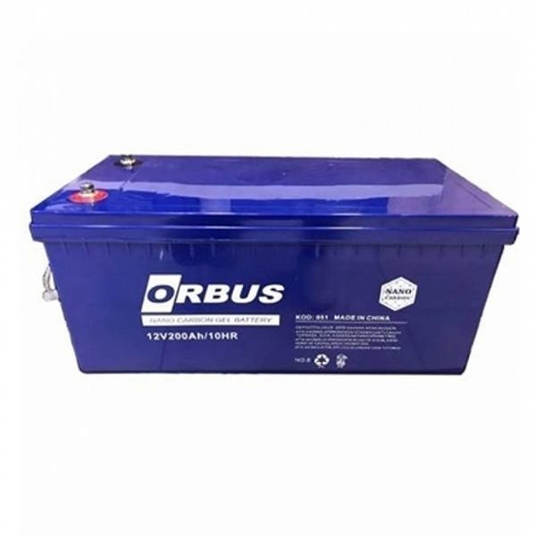 Orbus 12V 200Ah Karbon Jel Akü