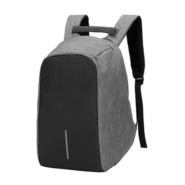 Addison ST-490 Siyah/Gri Gizli Fermuarlı Bilgisayar Notebook Sırt Çantası