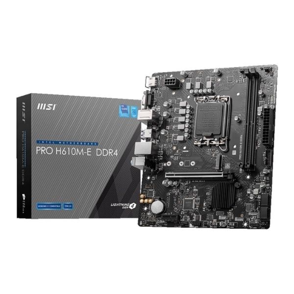 MSI PRO H610M-E 1700p 3200mhz DDR4 M.2 mATX Anakart