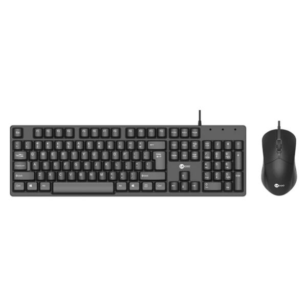 Lenovo Lecoo CM101 USB Kablolu Türkçe Q Klavye & Mouse Set Siyah