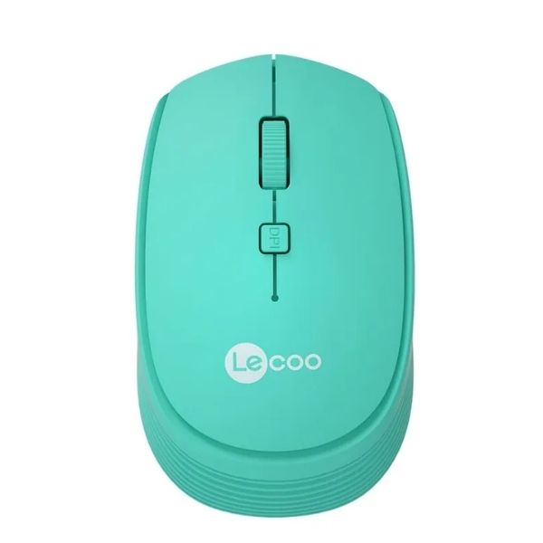 Lenovo Lecoo WS202 Kablosuz 1200 Dpi Optik Mouse Turkuaz