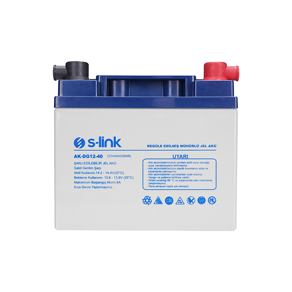 S-link AK-DG12-40 12V 40Ah Nano Silikon Jel Akü