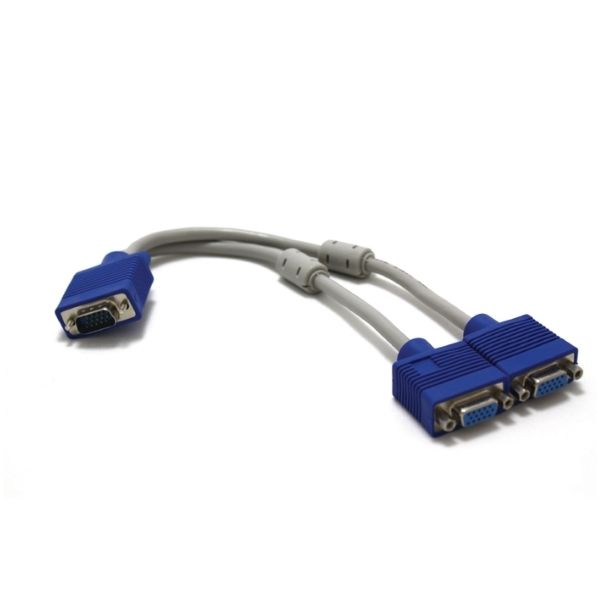 TeknoGreen TKV-1515 0.3m. 2 Port Vga Çoklayıcı Kablo