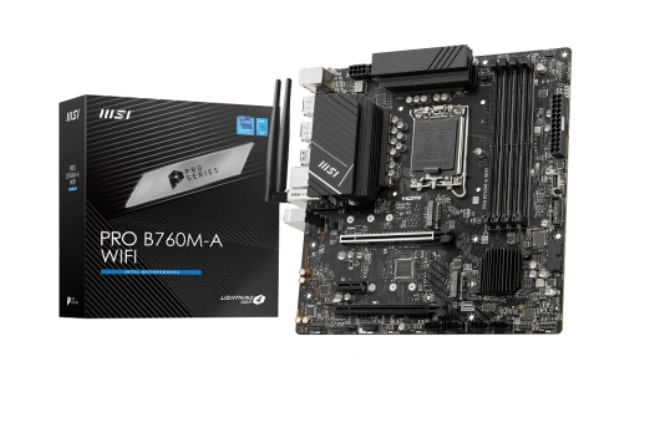 Msi Pro B760M-A Wifi DDR5 6800(OC) M.2 mATX 1700p