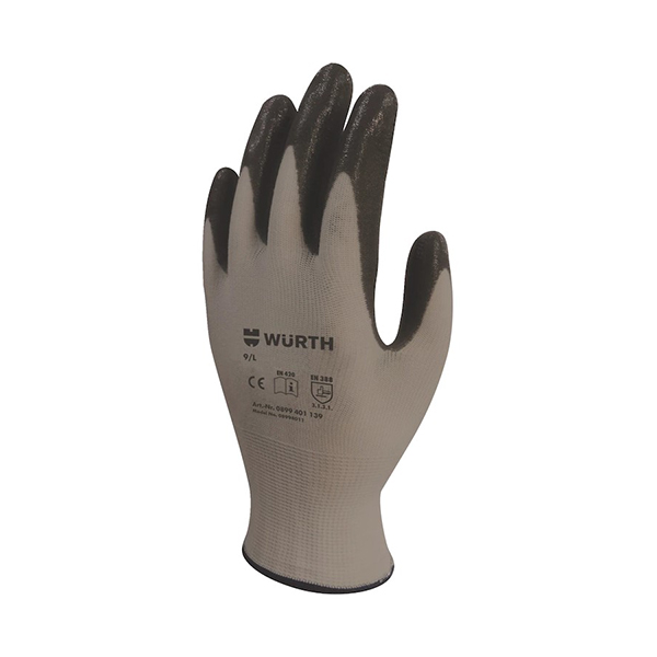 Würth İş Güvenlik Eldiveni Mekanikçi Eco 10/XL Siyah Art. 0899401140