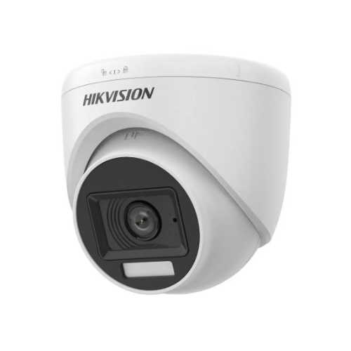 Hikvision DS-2CE76D0T-EXLPF 2MP 2.8MM 20m IR Smart Hybrid Light Fixed Dome Ahd Camera