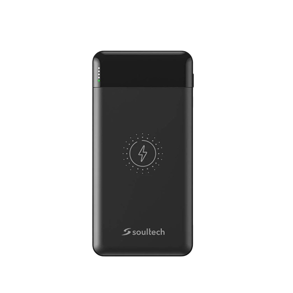 Soultech BT152S VortexQi 10.000mAh PD&QC 18W Wireless Powerbank Siyah