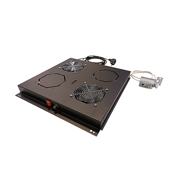Ager AA-VG-F2T-A-S1 Dikili Tip Termostatlı 2 Li Fan Modülü (9005 Siyah)