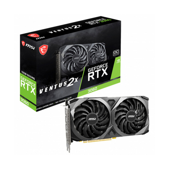 MSI GEFORCE RTX 3060 VENTUS 2X 12G OC 12GB HDMI DP 192 BIT