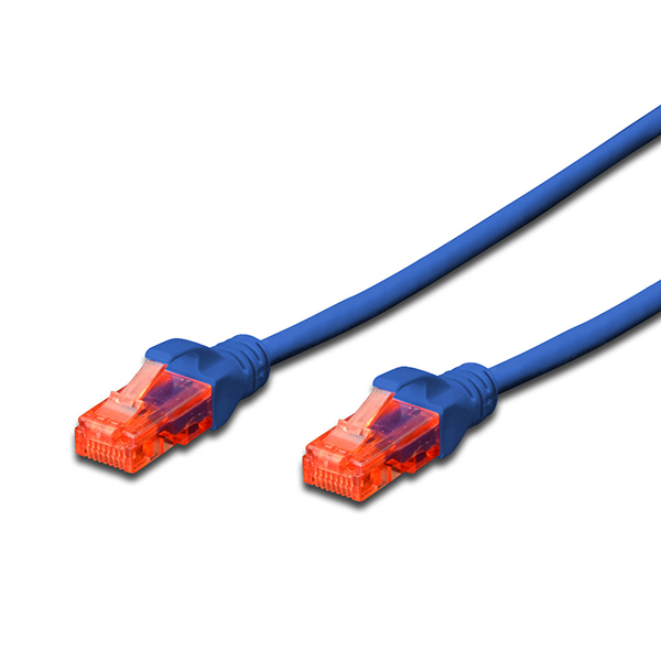 Digitus M-LSZH 0.50m CAT 6 AWG 26/7-DK-1617-005/B U-UTP Patch Kablo Mavi