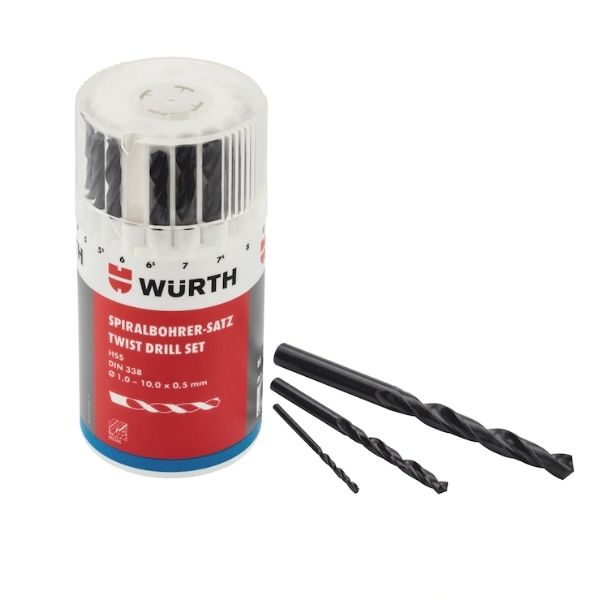 Würth HSS Tip RN Helezon Matkap Ucu Seti 19 Parça Art.062501