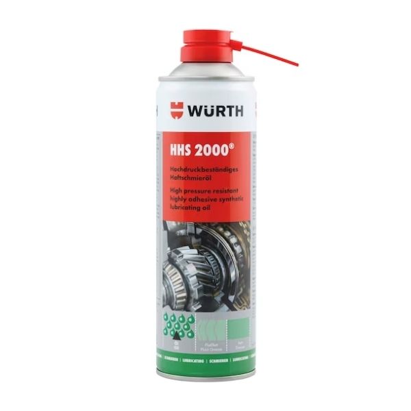 Würth HHS 2000 Sıvı Gres Tutunma Özellikli Yağlama Spreyi Art.0893106028