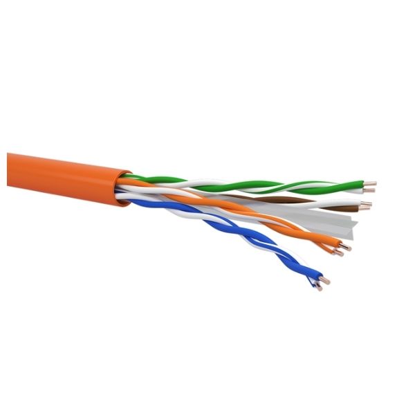 Serkab PH500 Utp Cat6 Cca 4x2x23awg Halogen Free 500Mt Yanmaz Network Kablosu Turuncu