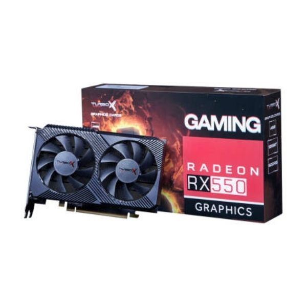 Turbox Arcade Hero M RX550 Amd 4GB GDDR5 128Bit Dvi/Hdmi Çift Fan Ekran Kartı