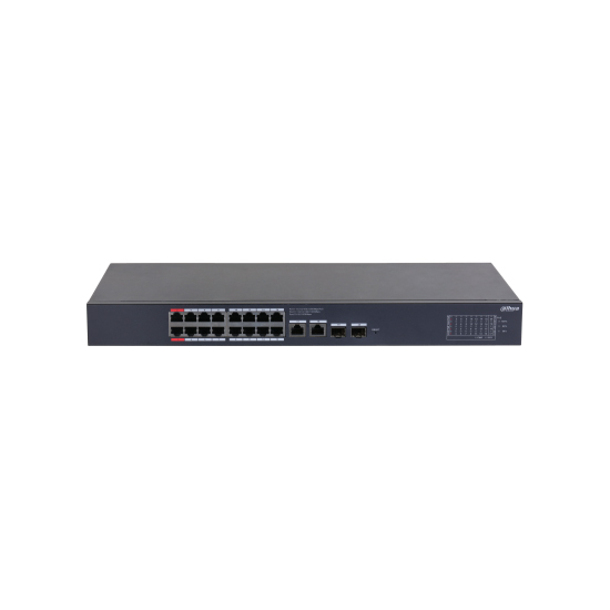 Dahua CS4220-16GT-135 16 Port 10/100/1000 PoE +2 Uplink +2 SFP Yönetilebilir Switch 135W