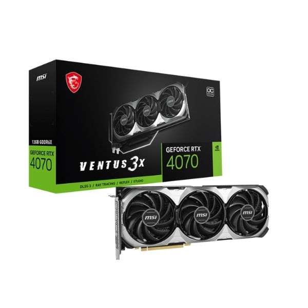 Msı Geforce Rtx 4070 Ventus 3x E 12GB Gddr6x 192bit Pcıe 4.0 12g Oc Hdmi 3xdp