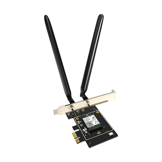 Tenda E33 AX5400 Wi-Fi 6E Tri-Band Gigabit PCI-E Adaptör