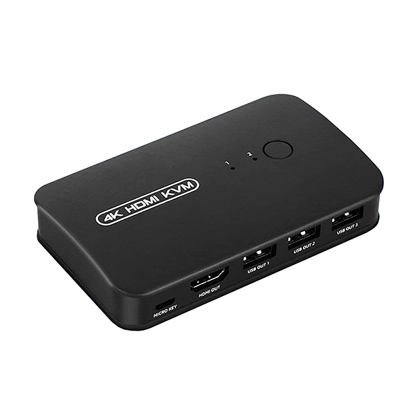 Nivatech NTC-542 2 Port HDTV Usb Kwm Switch