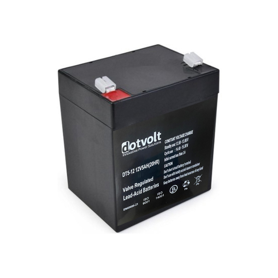 Dotvolt Volt DT5-12 12V 5AH Bakımsız Kuru Tip Ups Aküsü