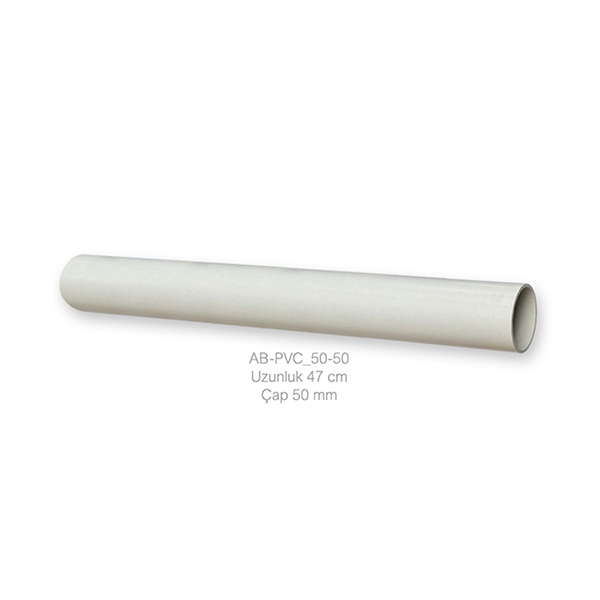 AlteBox AB-PVC_50-50 Boru uPVC 50mm çap 2.5mm kalınlık 47cm uzunluk
