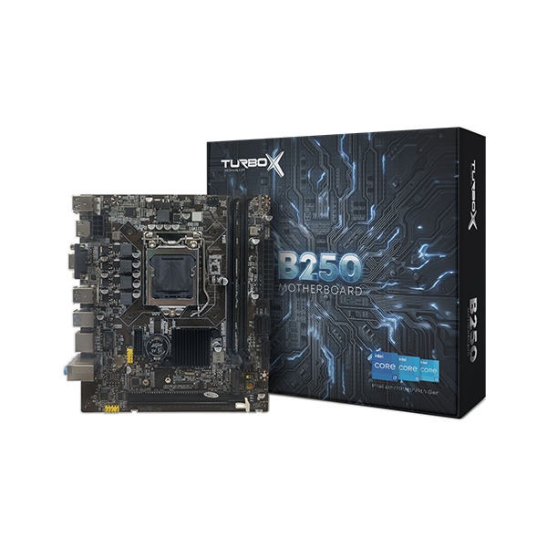 Turbox B250 Vga Hdmi 1xGLAN 1151 Pin Anakart