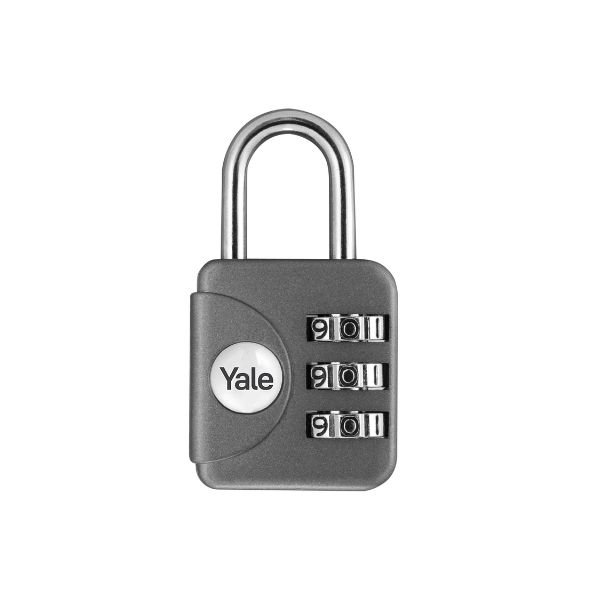 Yale YP1/28/121/1 Şifreli Mini Asma Kilit Gri