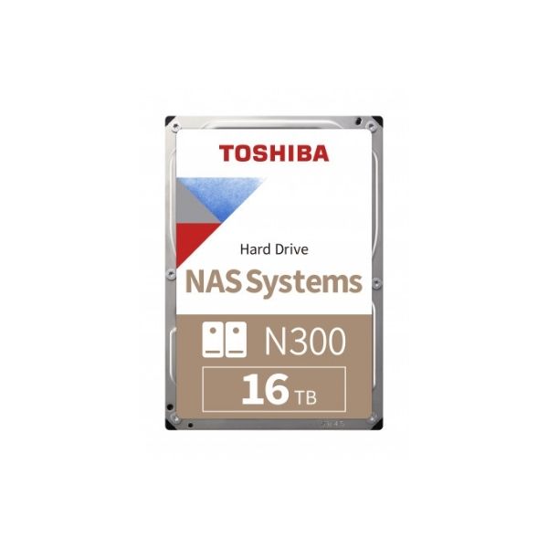 Toshiba N300 16TB 7200RPM Sata3 512MB Nas HDWG31GUZSVA