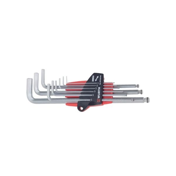 Würth Zebra Segmanlı Topuz Başlı Alyan Anahtar Seti Art.071550 100
