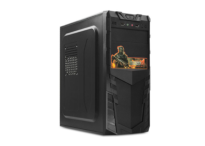 Everest 721K 250W Siyah 2*Sata Mesh Metal Panel Kasa