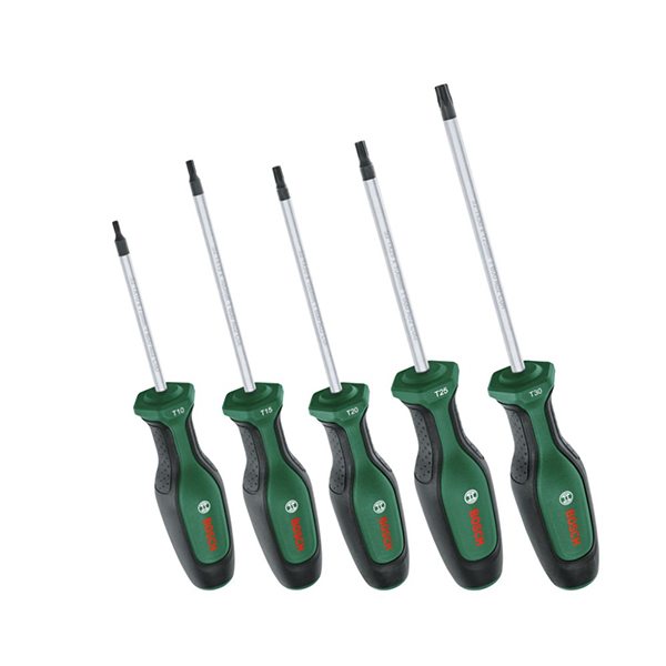 Bosch T10 - T30 Torx Tornavida Seti 5 Parça 1600A02BX6