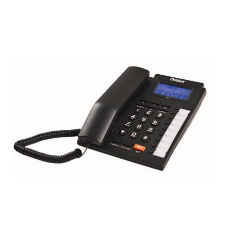 Multitek MC111 CID Ekranlı Masaüstü Telefon Siyah
